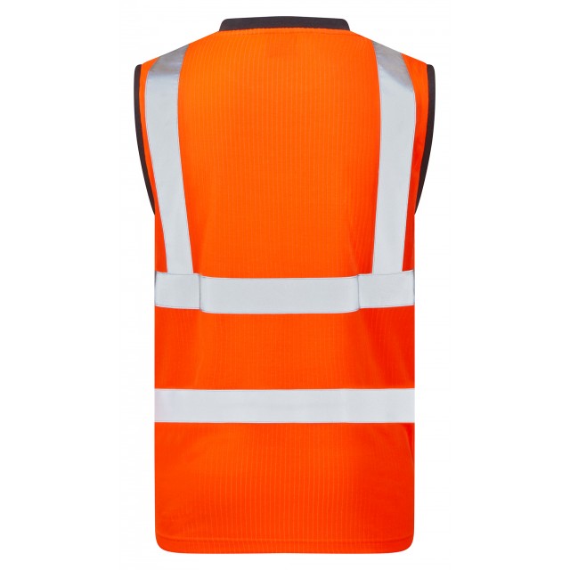 Iso 20471 Class 2 Comfort Ecoviz®pb Sleeveless T Shirt Orange 